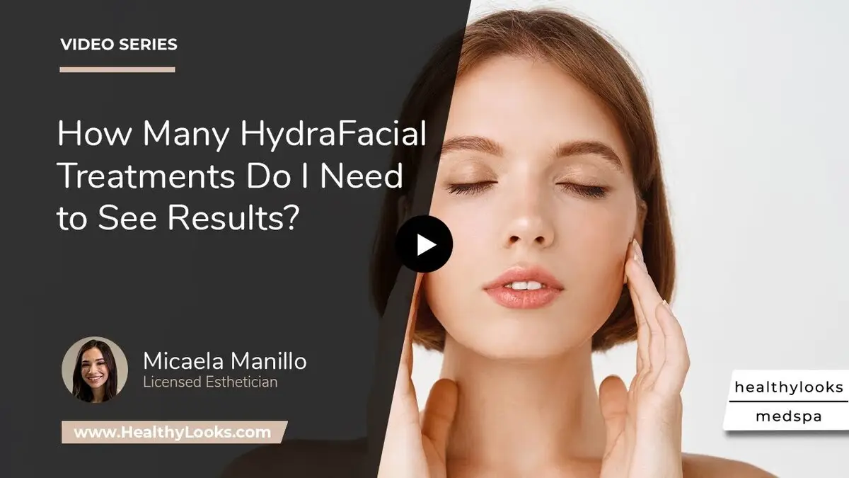 how many hydrafacial treatments