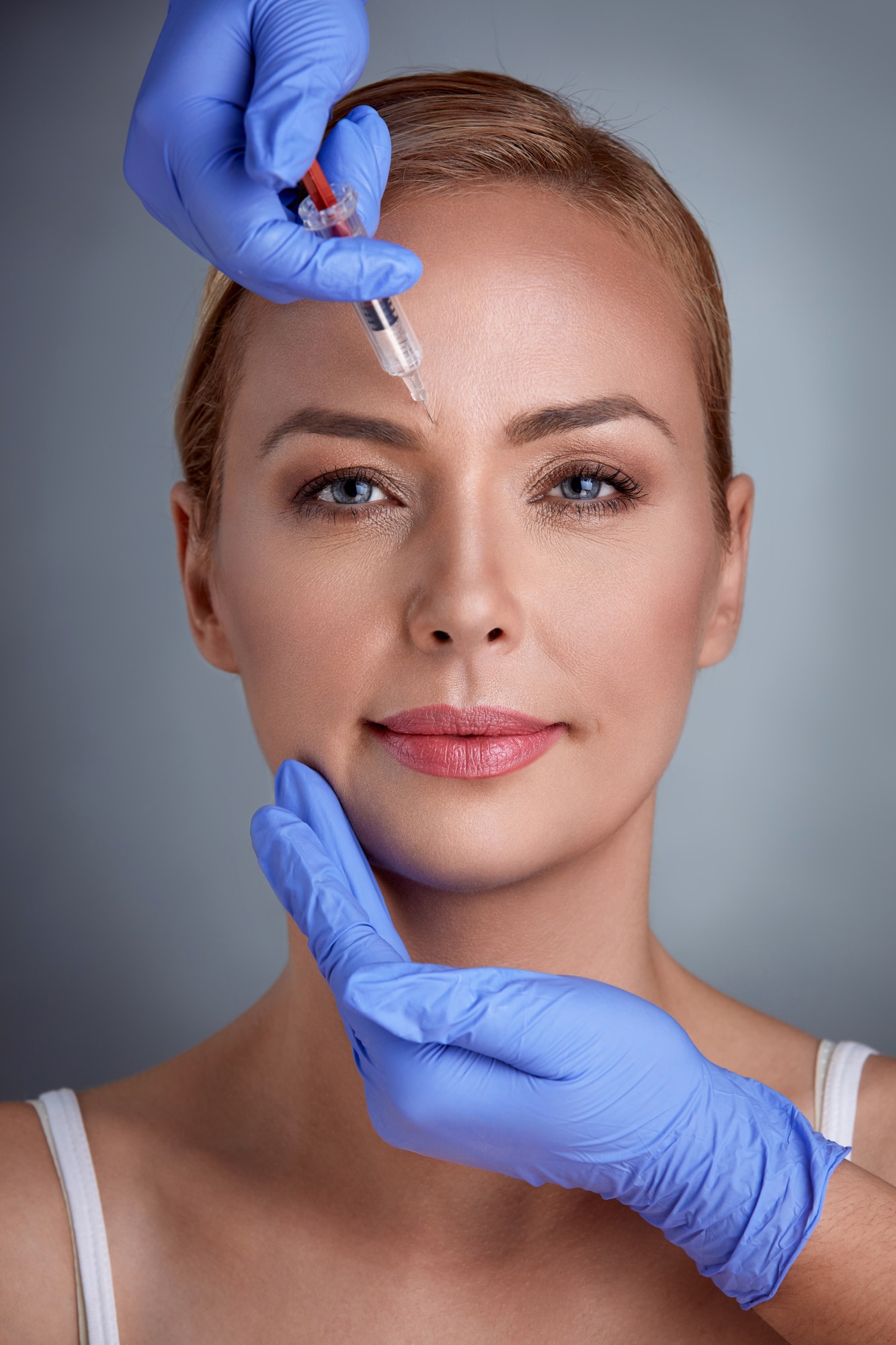 Girl Getting A Botox Treatment